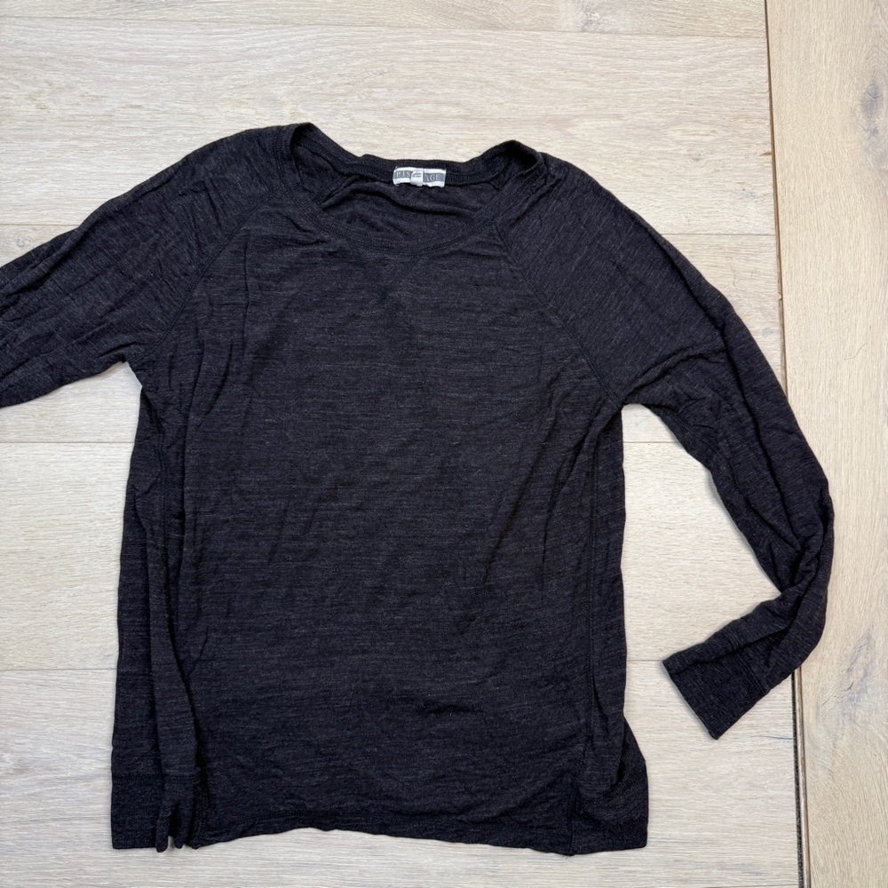PJ Salvage Charcoal Long Sleeve Top - Picture 4 of 7